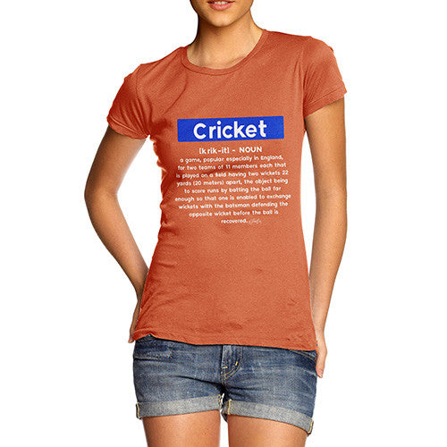 Cricket Definition Women's T-Shirt 