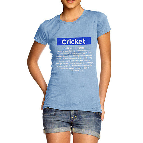 Cricket Definition Women's T-Shirt 