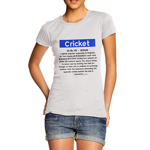 Cricket Definition Women's T-Shirt 