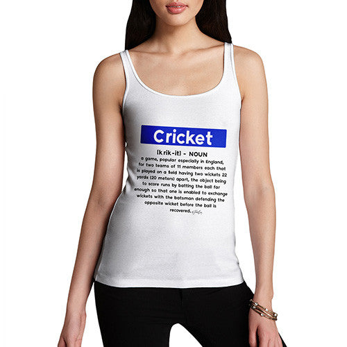 Cricket Definition Women's Tank Top