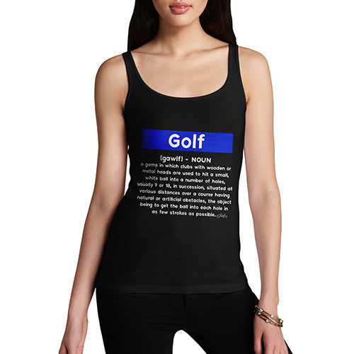 Golf Definition Women's Tank Top