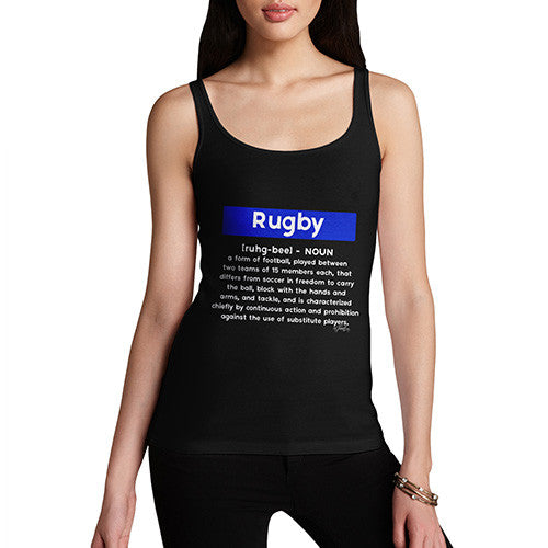 Rugby Definition Women's Tank Top