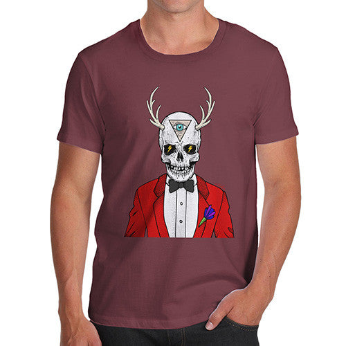 Illuminati Skull Man Men's T-Shirt