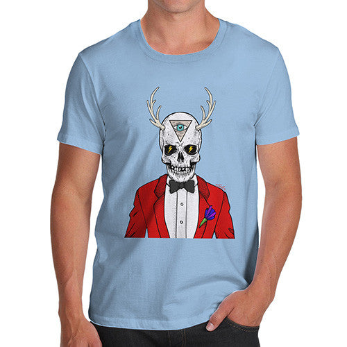 Illuminati Skull Man Men's T-Shirt