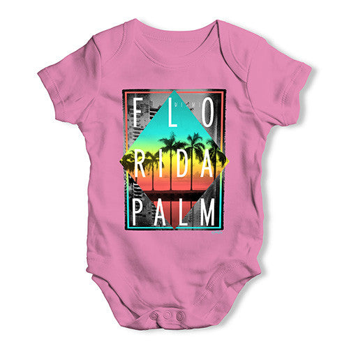 Florida Palm Baby Unisex Baby Grow Bodysuit