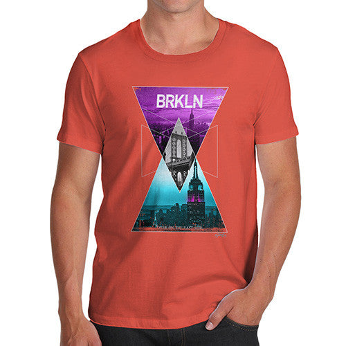 Brooklyn Neon Triangles Men's T-Shirt