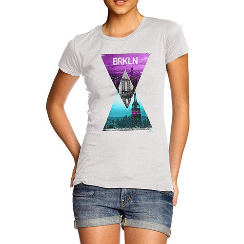 Brooklyn Neon Triangles Women's T-Shirt 