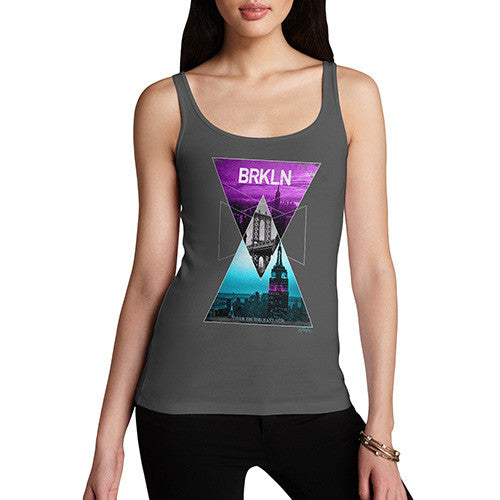 Brooklyn Neon Triangles Women's Tank Top