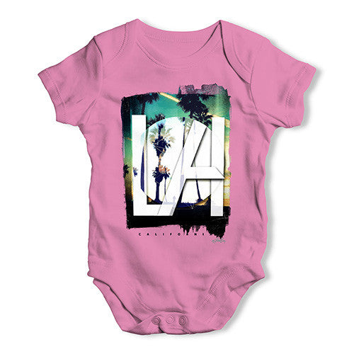 LA California Palm Trees Baby Unisex Baby Grow Bodysuit