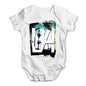 LA California Palm Trees Baby Unisex Baby Grow Bodysuit