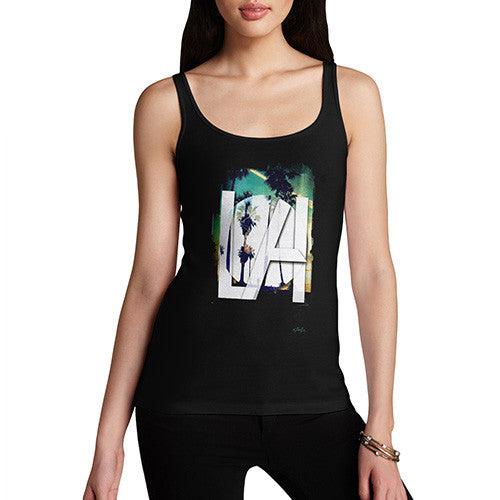 LA California Palm Trees Women's Tank Top