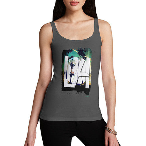 LA California Palm Trees Women's Tank Top