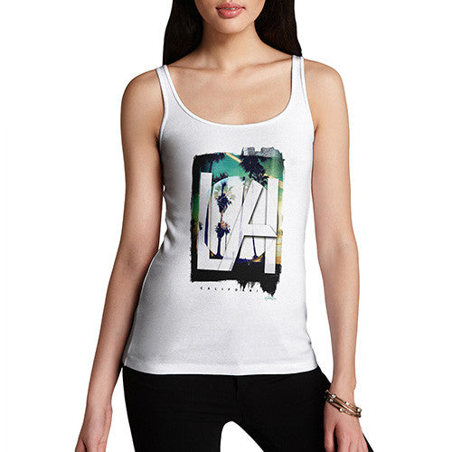 LA California Palm Trees Women's Tank Top