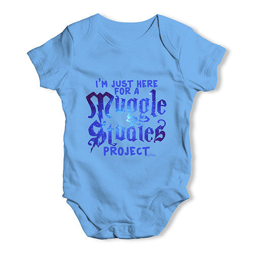 I'm Just Here For A Muggle Studies Project Baby Unisex Baby Grow Bodysuit