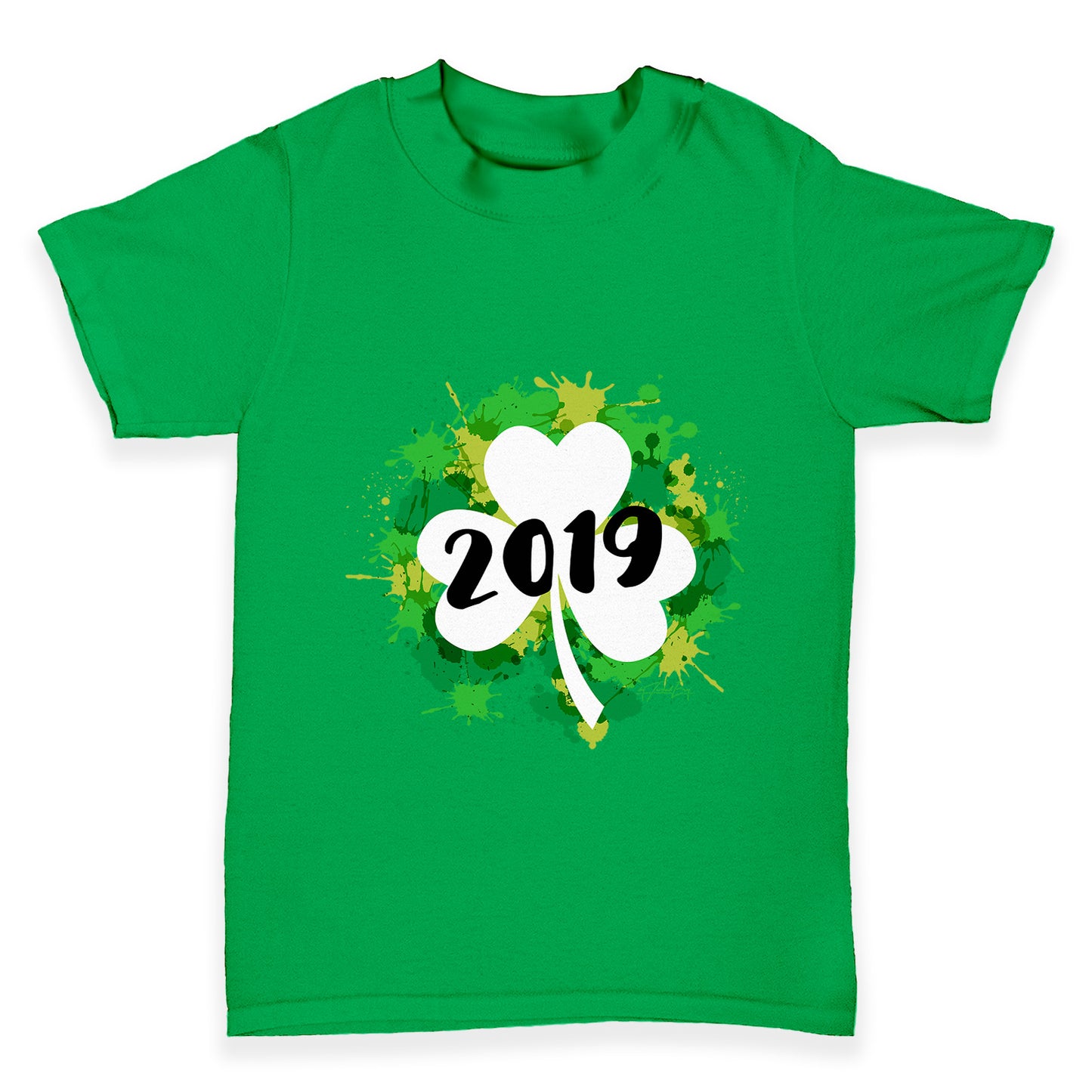 St Patrick's Day Clover Year Baby Toddler T-Shirt