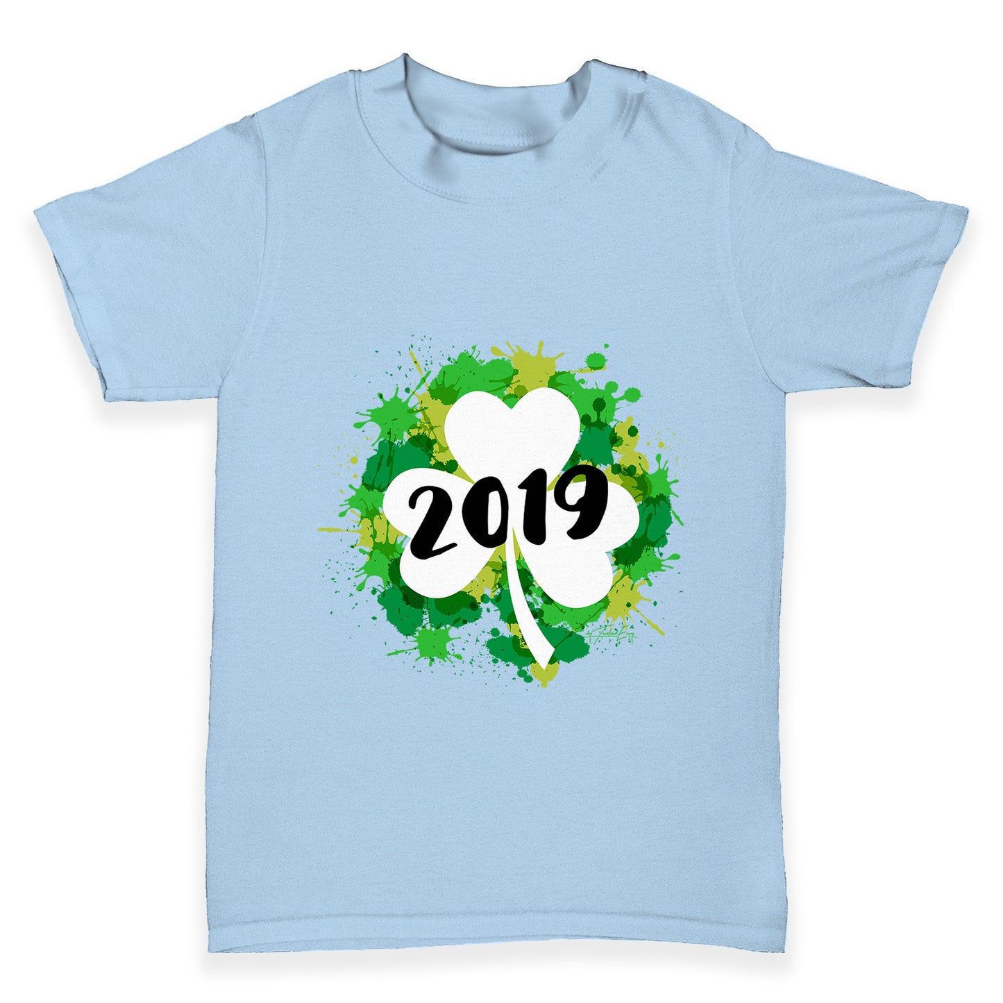 St Patrick's Day Clover Year Baby Toddler T-Shirt