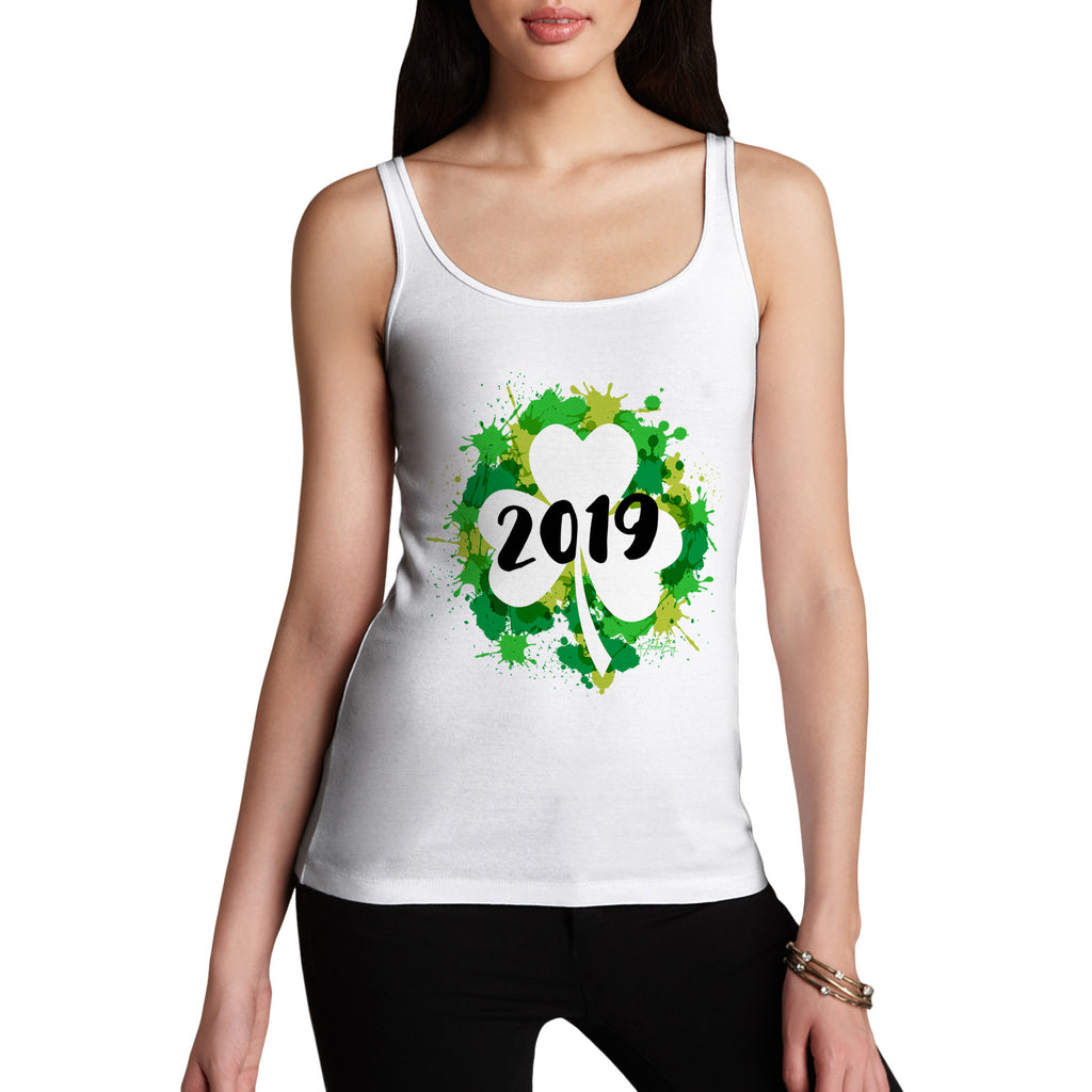Women's St Patrick's Day Clover Year Tank Top