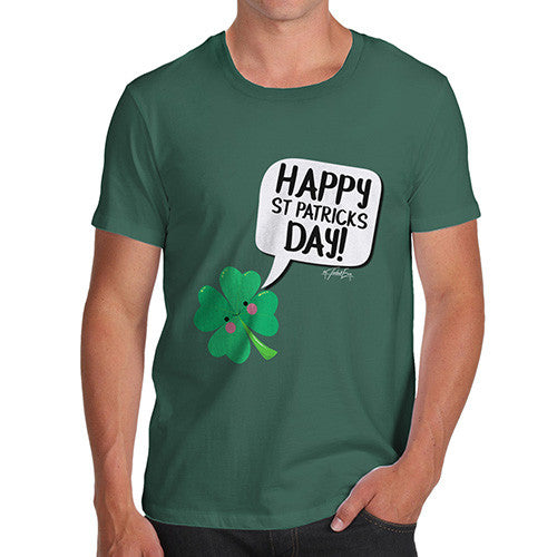Men's Cute Clover St Patrick's Day T-Shirt