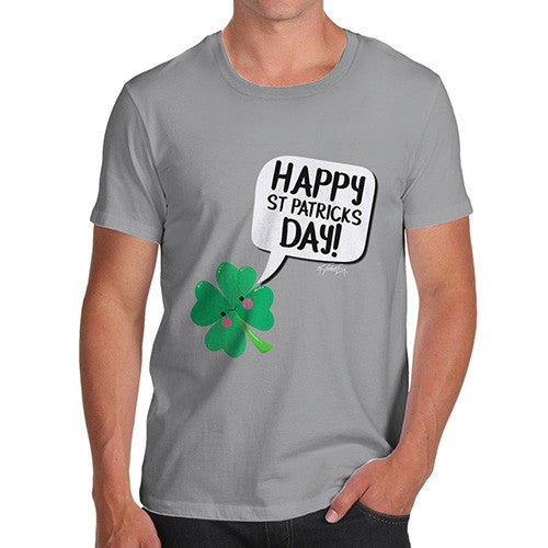 Men's Cute Clover St Patrick's Day T-Shirt