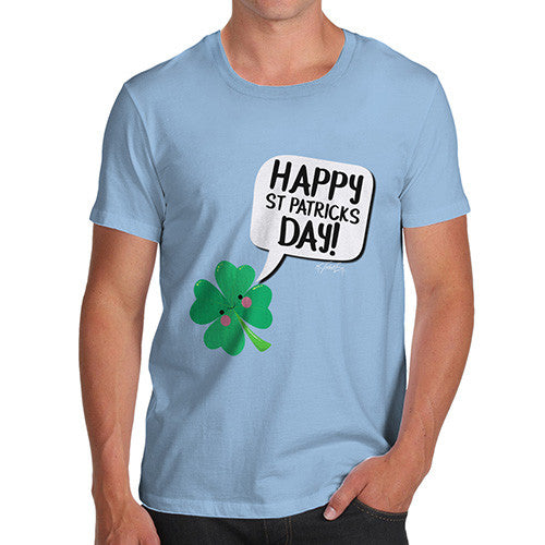 Men's Cute Clover St Patrick's Day T-Shirt