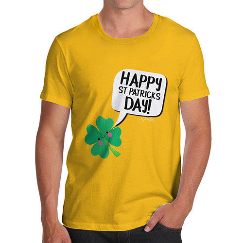 Men's Cute Clover St Patrick's Day T-Shirt