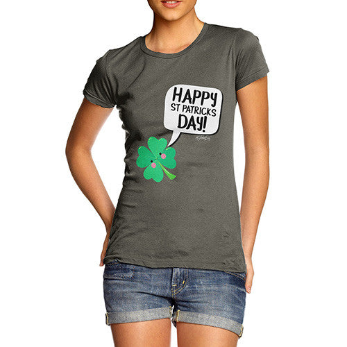 Women's Cute Clover St Patrick's Day T-Shirt