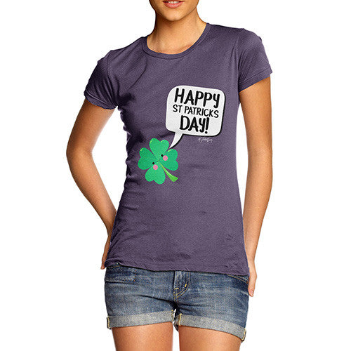 Women's Cute Clover St Patrick's Day T-Shirt