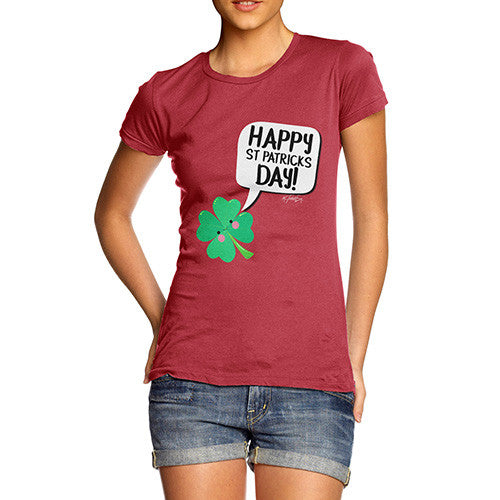 Women's Cute Clover St Patrick's Day T-Shirt
