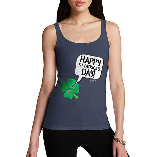 Women's Cute Clover St Patrick's Day Tank Top