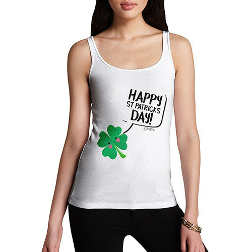 Women's Cute Clover St Patrick's Day Tank Top