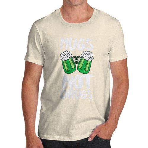 Men's Mugs Not Drugs St Patrick's Day T-Shirt