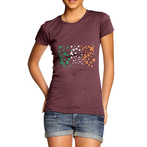 Women's Irish Clover Flag T-Shirt