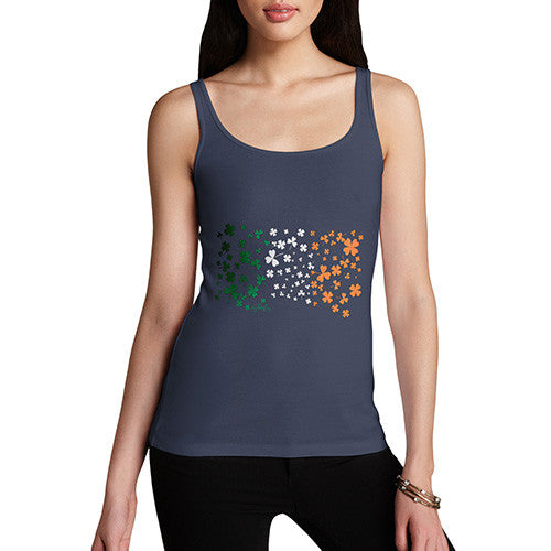 Women's Irish Clover Flag Tank Top