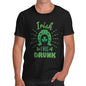 Irish I was Drunk Shamrock Horseshoe Men's T-Shirt