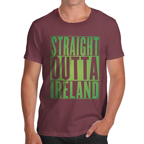 Straight Outta Ireland Green  Men's T-Shirt