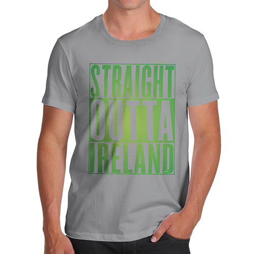Straight Outta Ireland Green  Men's T-Shirt