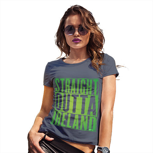 Straight Outta Ireland Green  Women's T-Shirt 