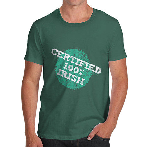 Certified 100% Irish Men's T-Shirt
