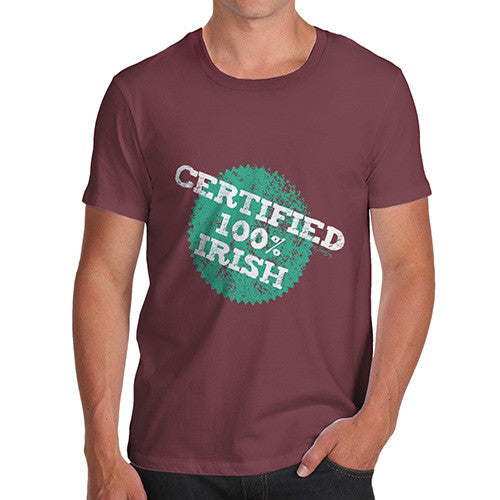 Certified 100% Irish Men's T-Shirt