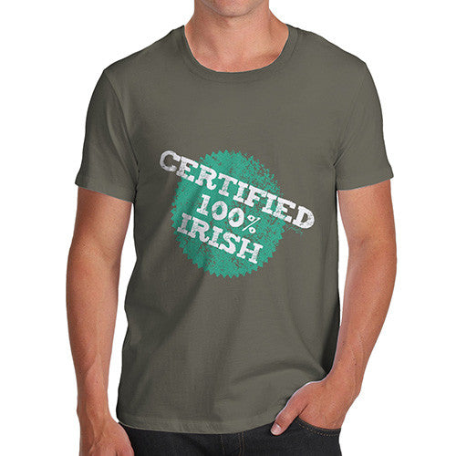 Certified 100% Irish Men's T-Shirt