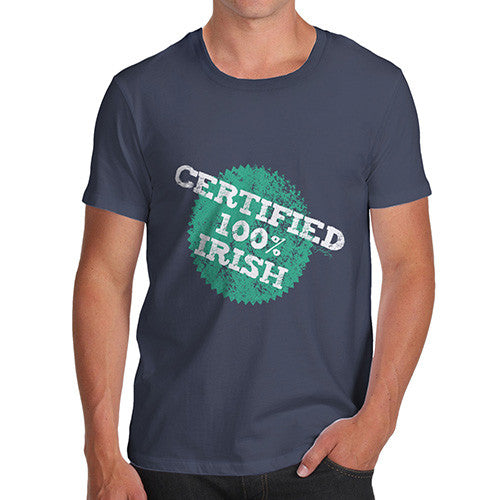 Certified 100% Irish Men's T-Shirt