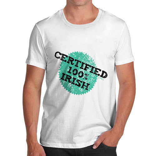 Certified 100% Irish Men's T-Shirt