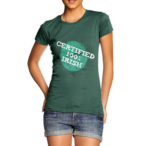 Certified 100% Irish Women's T-Shirt 