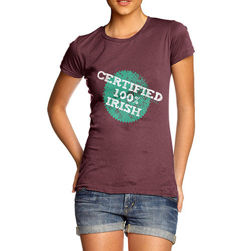 Certified 100% Irish Women's T-Shirt 