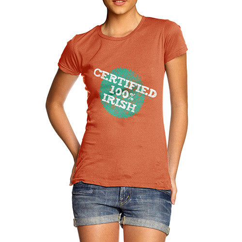 Certified 100% Irish Women's T-Shirt 