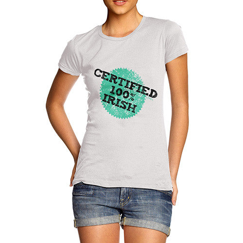 Certified 100% Irish Women's T-Shirt 