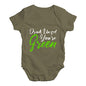 Funny Baby Onesies Drink Until You're Green Baby Unisex Baby Grow Bodysuit 6-12 Months Khaki