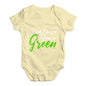 Baby Grow Baby Romper Drink Until You're Green Baby Unisex Baby Grow Bodysuit 3-6 Months Lemon