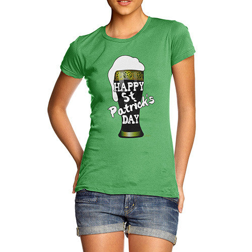 Happy St Patrick's Day Beer Women's T-Shirt 