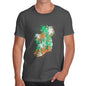 Ireland Paint Splats Silhouette Men's T-Shirt